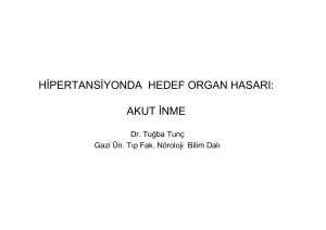 akut inme - Türk Hipertansiyon ve Böbrek Hastalıkları Derneği