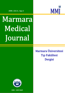 2008 , Cilt 21, Sayı 2 - Marmara Medical Journal