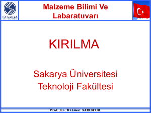 kırılma - SABİS - Sakarya Üniversitesi