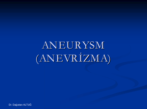 aneurysm (anevrizma)