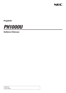 PH1000U - NEC Display Solutions, Ltd.