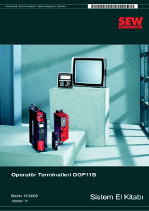 Operatör Terminalleri DOP11B - SEW