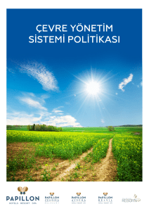 Çevre Yönetim Sistemi Politikası PDF