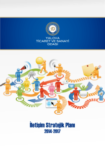 İletişim Stratejik Planı - Yalova Ticaret ve Sanayi Odası