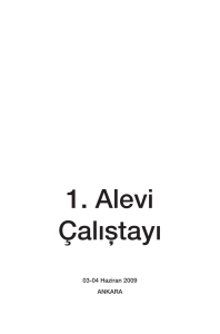 1. Alevi Çalıştayı