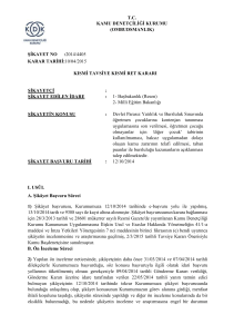 2014/4405 karar tarihi:10/04/2015 kısmi tavsiye kısmi re