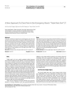 Full Text  - Eurasian Journal of Emergency Medicine