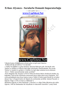 Erhan Afyoncu - Sorularla Osmanlı Imparatorluğu www.CepSitesi.Net