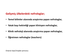 PowerPoint Sunusu - Türk Nefroloji Derneği