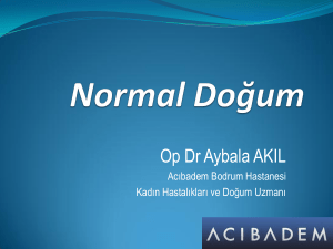 Normal Doğum - Op.Dr. Aybala Akıl