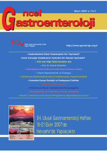 11-1 guncel kapak - Güncel Gastroenteroloji
