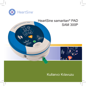 Kullanıcı Kılavuzu HeartSine samaritan® PAD SAM 300P