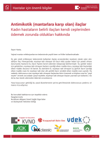 Patienteninformation Antimykotika (türkisch)