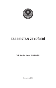 taberistan zeydîleri - Gümüşhane Üniversitesi