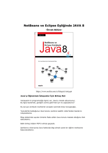 NetBeans ve Eclipse Eşliğinde JAVA 8