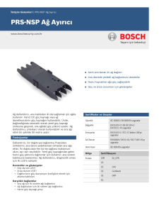PRS‑NSP Ağ Ayırıcı - Bosch Security Systems
