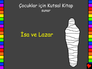 Jesus and Lazarus Turkish