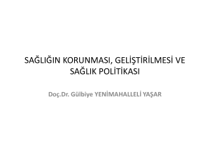 8. Sağlık Güvencesi Yolunda Türkiyede Sosyal Güvenliğin Tarihsel