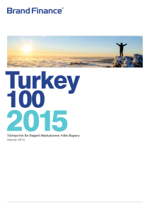 Türkiye`nin En Değerli Markalarının Yıllık Raporu