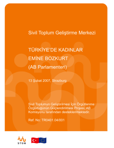 Turkiyede Kadinlar-Emine Bozkurt-Subat2007.pages - STGM