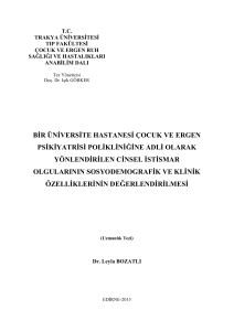 bġr ünġversġte hastanesġ çocuk ve ergen psġkġyatrġsġ