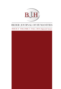 beder journal of humanıtıes