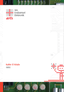 Kalite El Kitabı - artı endüstriyel elektronik
