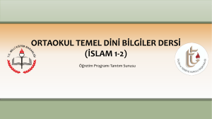 ortaokul temel dini bilgiler dersi (islam 1-2)