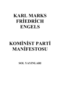 karl marks friedrich engels kominist parti manifestosu