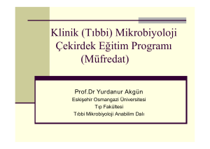 (Tıbbi) Mikrobiyoloji Çekirdek Eğitim Programı (Müfredat)