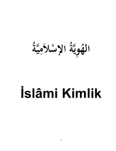İslâmi Kimlik - İslamdevleti.info