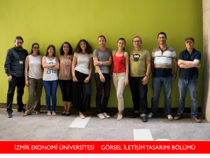 İzmir Ekonomi Üniversitesi Görsel İletişim Tasarımı Bölümü