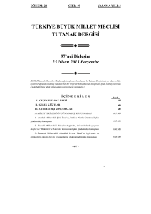 türkiye büyük millet meclisi tutanak dergisi