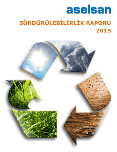 aselsan sürdürülebilirlik raporu 2015