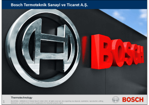 Bosch Termoteknik Sanayi ve Ticaret A.Ş.
