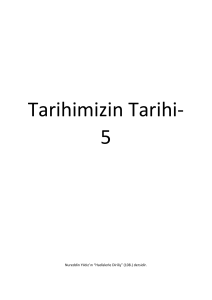 Tarihimizin Tarihi- 5