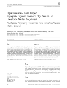 Olgu Sunumu / Case Report