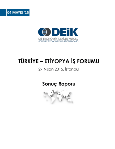 türkiye – etiyopya iş forumu