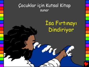 Jesus Stills the Stormy Sea Turkish