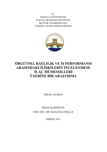 ör ar rgüts rasın sel ba ndaki ila üzer ağlıl i ilişk aç mü rine b lık ve