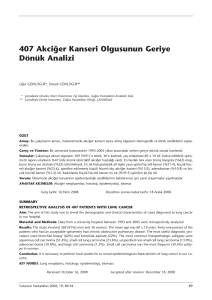 089-94 Akciger Kanseri