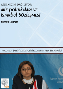 aile niçin dağılıyor: aile politikaları ve istanbul