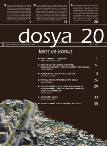 Dosya 20: kent ve konut - Mimarlar Odası Ankara Şubesi