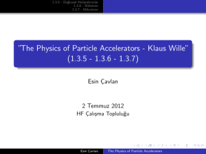 The Physics of Particle Accelerators - Klaus Wille