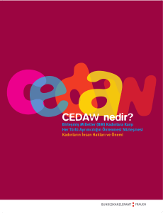 CEDAW nedir? - Gleichbehandlungsanwaltschaft