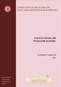 Engelli Hakları İnceleme Raporu