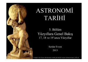 ASTRONOMİ TARİHİ