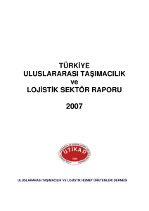 utikad sektör raporu 2007