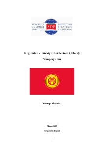 Kırgızistan - Stratejik Düşünce Enstitüsü