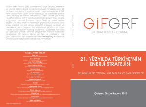 21. yüzyılda türkiye`nin enerji stratejisi